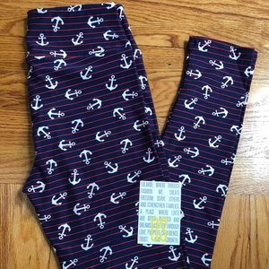 Lularoe anchor leggings os